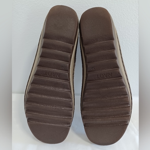 Naot Ghillie Platform wedge strappy sandals Burgundy lace-up size 39 - Picture 7 of 10